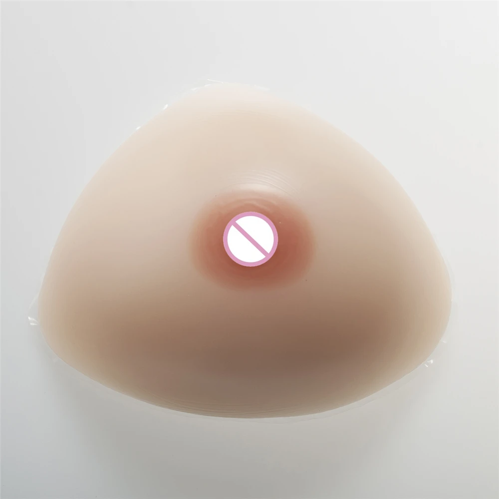 

1600g/pair Triangle Mastectomy Boobs Forms Crossdressers Transsexuals Dragqueens Shemale Artificial Silicone Breast Fake Tits