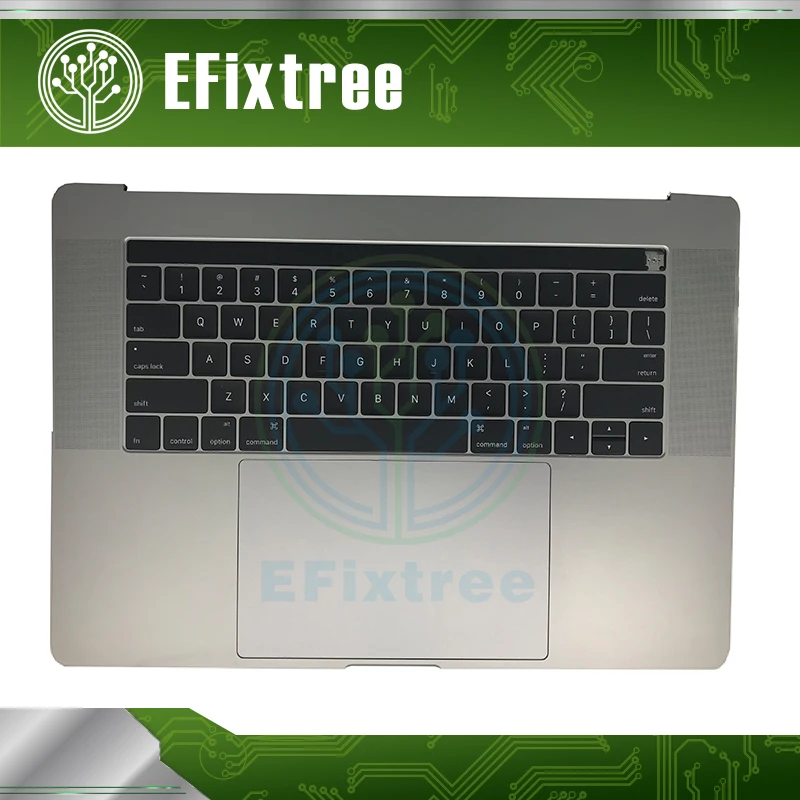 

2016 2017 Top Case Assembly For Macbook Pro 15" A1707 Topcase With Keyboard Trackpad Touch bar Silver Grey EMC 3162 EMC 3072