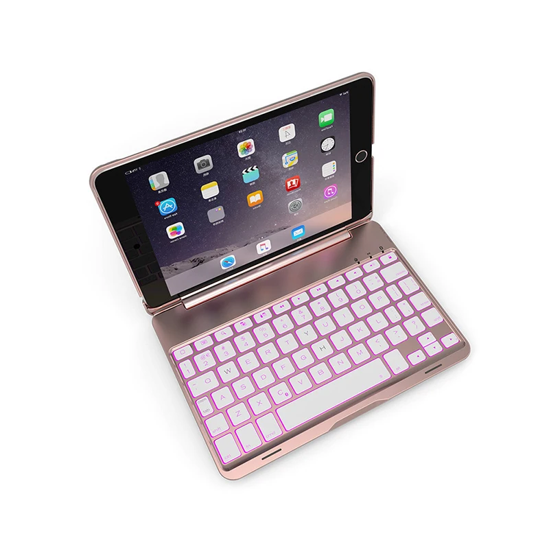 Ультратонкий чехол-книжка для iPad Pro 10,5 Дюймов ПУ+ алюминиевая раскладушка Bluetooth клавиатура Смарт авто спящий режим чехол для планшета