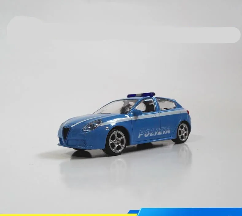 Модель автомобиля Alfa Romeo swat cop с высокой симуляцией 1:43 игрушечный автомобиль из