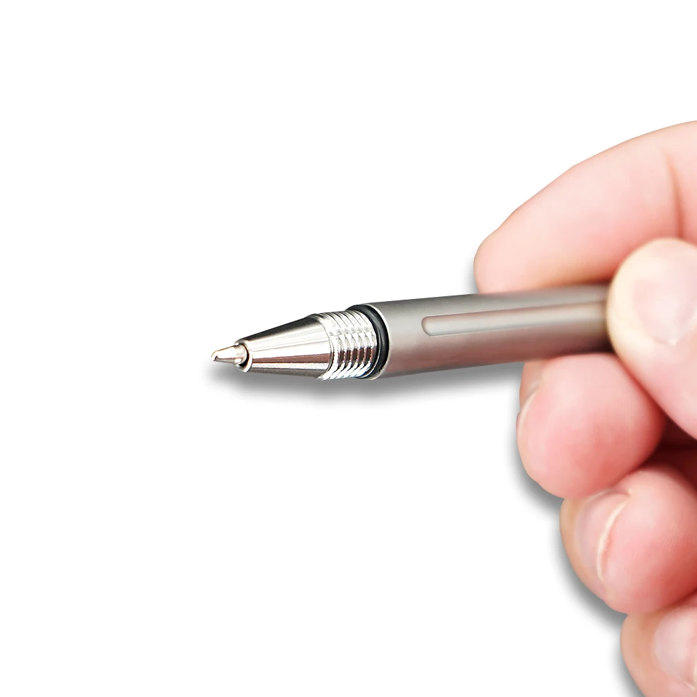 TWOSUN мини TC4 титановый сплав ручка для деловых подписей ручка замок ручка с кольцом для ключей наружные инструменты Карманный EDC TS-PEN03