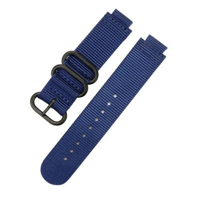 blue black buckle Холст нейлоновый ремешок для наручных часов Garmin forerunner 735XT/220/230/235/620/630 ремешок для наручных часов, нейлоновый ремешок для наручных часов Garmin forerunner ремешок Ремни - Цвет: blue black buckle