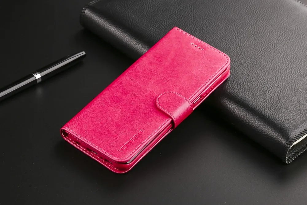 Роскошный кожаный чехол-книжка с магнитным отделением для карт для samsung S10 S10e S9 S8 S7 S6 Edge Plus Note 8 9 S10 Lite чехол-кошелек для телефона