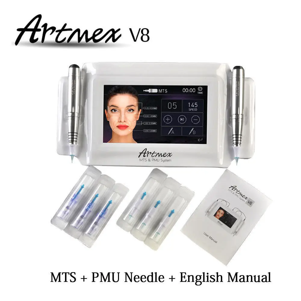 

Тату-машинка Artmex V8 для нанесения татуировок, губ, бровей, линий, ресниц