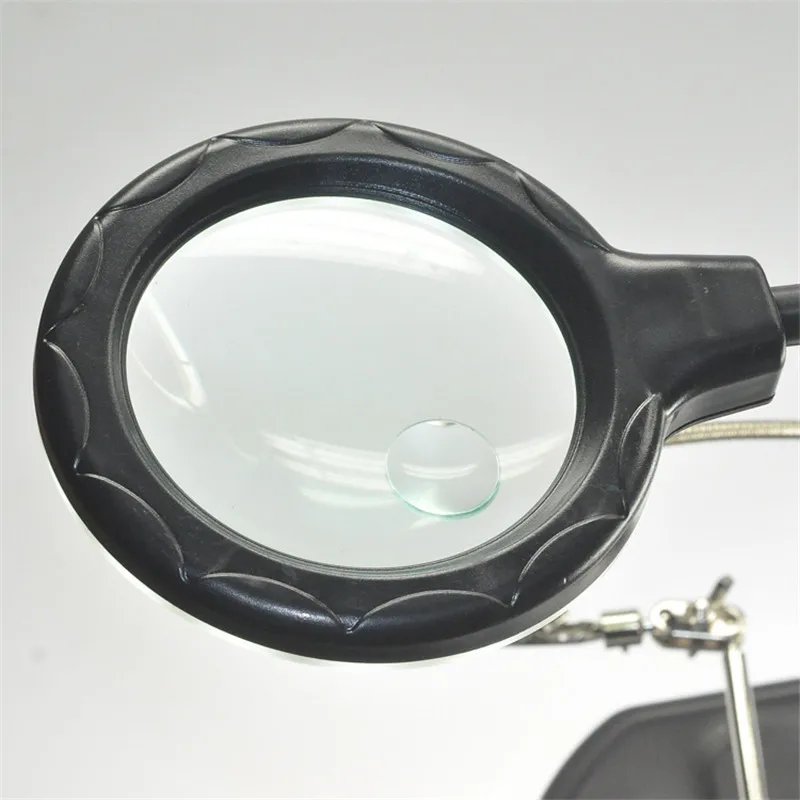 Паяльная подставка EYESHOT для третьих рук настольная лампа 2 5x-14x светодиодный Ной