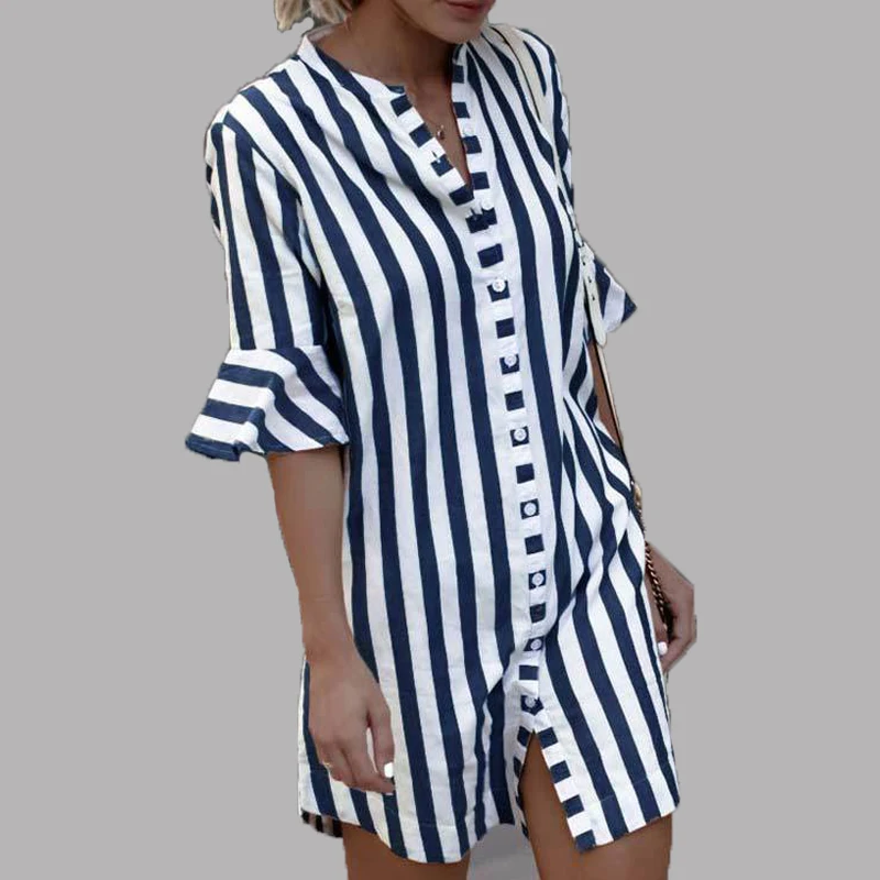 В длинный участок Большие размеры женские рубашки 2018 Весенняя Новинка небольшой