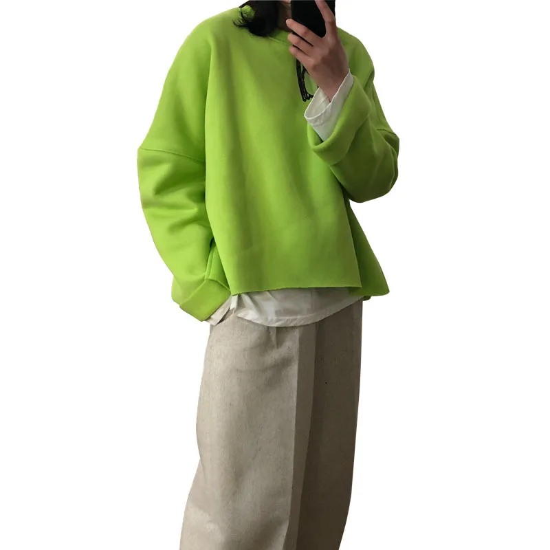 Женский свитер с длинным рукавом и разрезом весна 2020 новинка Женские