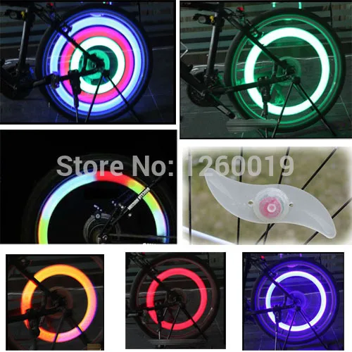 03c new bikes hot sales cool 4pcs/lots bike bicycle cycling wheel spoke tire wire tyre bright led light lamp + freeshipping|bicycle electric