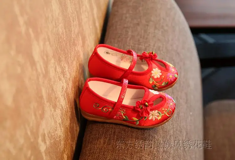 Новинка 2017 года мягкая дышащая детская Тканевая обувь в стиле старого Пекина