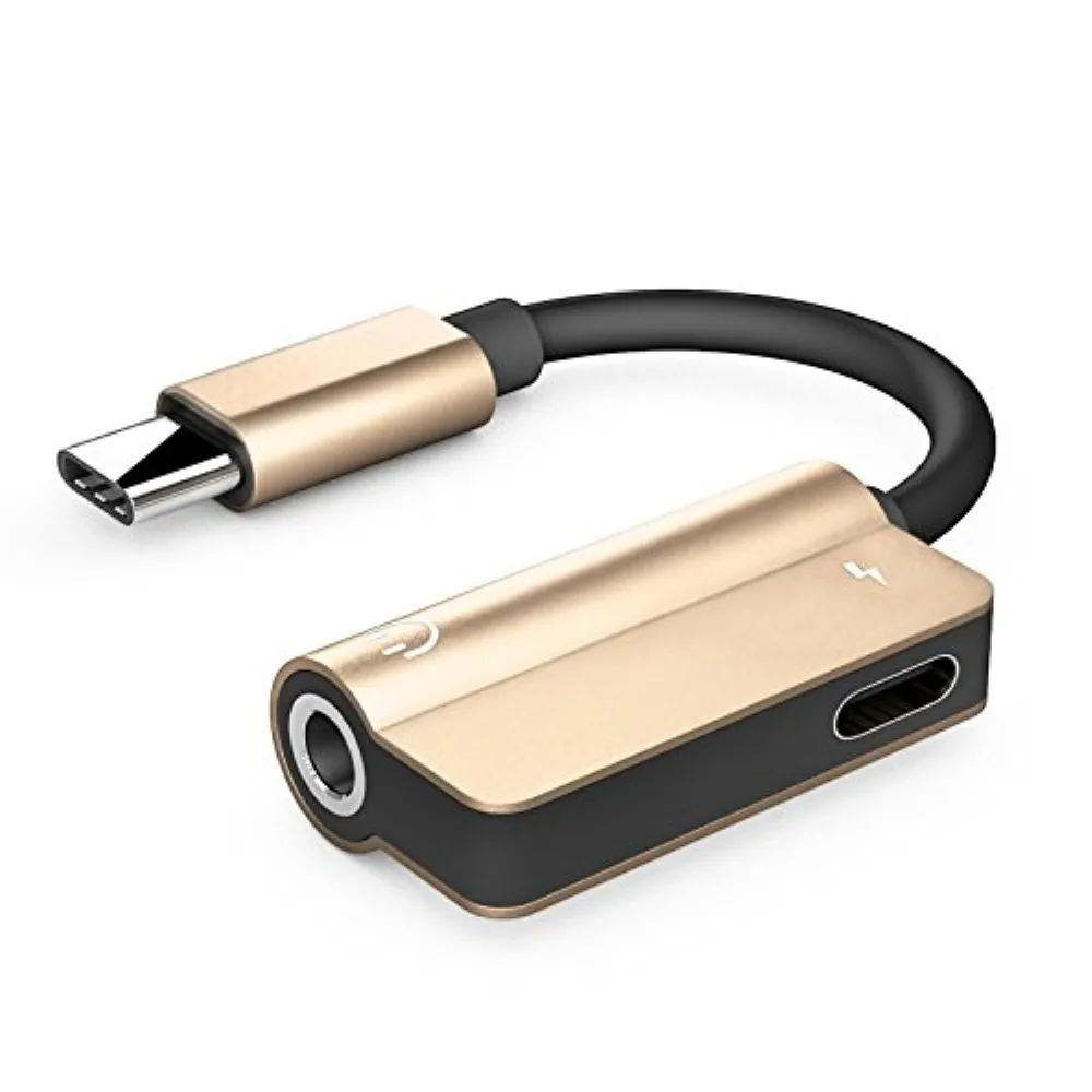 USB Type-C аудио адаптер для зарядки 2 в 1 Type C папа-мама 3 5 мм разъем наушников +