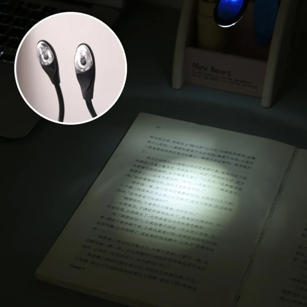 Светодиодная мини-лампа для книг гибкая яркая светодиодная лампа чтения