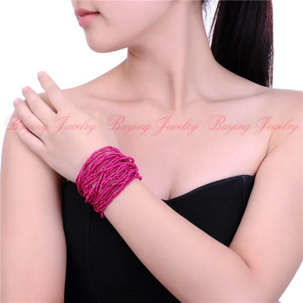 Регулируемые летние брендовые дизайнерские цветные бусы ручной работы