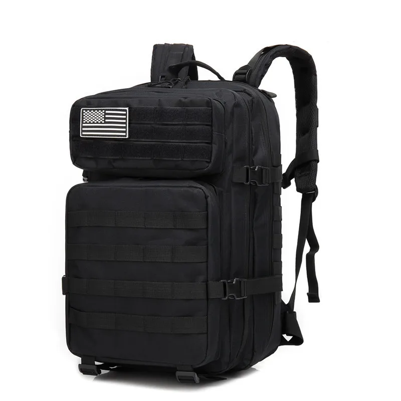 Рюкзак мужской водонепроницаемый черный для кемпинга и охоты|Мужские рюкзаки| |