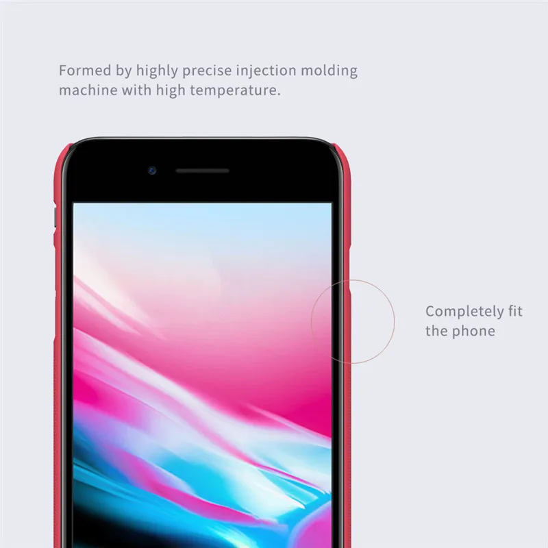 Nillkin простые чехлы для iPhone 8 7 Plus чехол PC пластиковая жесткая задняя крышка защита