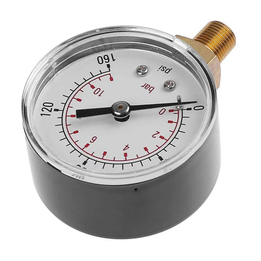 0-160psi 0-11 бар Манометр воздушный измерительный прибор для компрессора