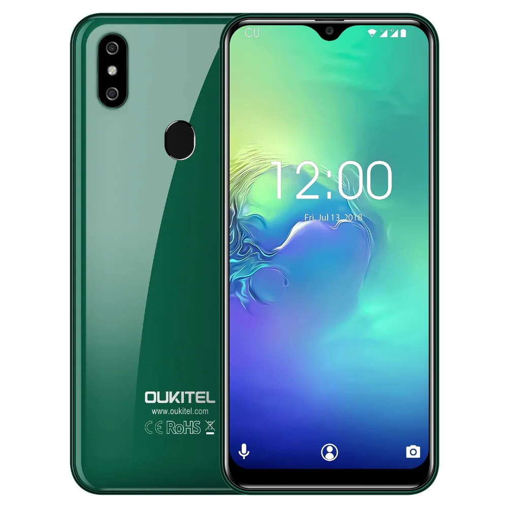 OUKITEL C15 Pro 2 ГБ 16 Android 9 0 мобильный телефон MT6761 отпечаток пальца Лицо ID 4 г LTE смартфон