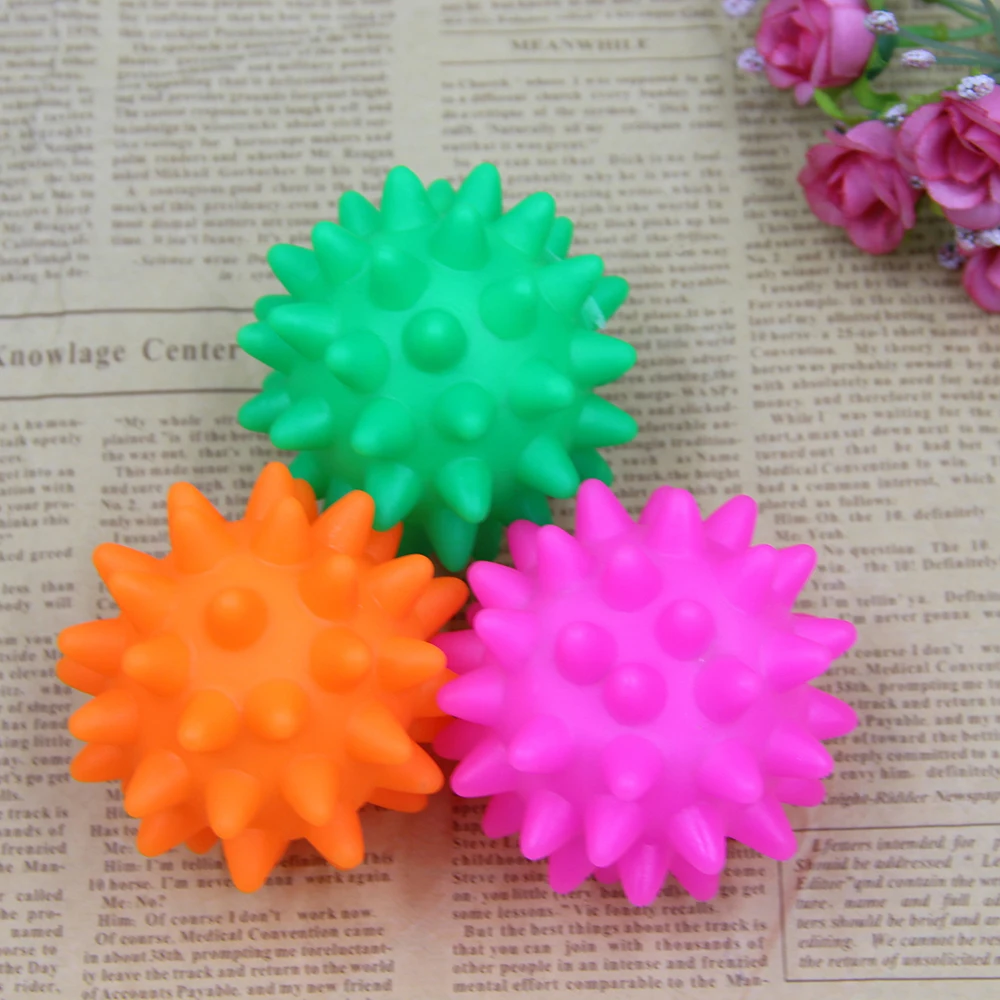 1 шт красивый новый резиновый мяч игрушка собака веселый для животных мяч-пищалка