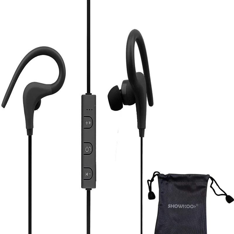 Showkoo IPX4 Водонепроницаемый Спорт Bluetooth с микрофоном гарнитура для наушников samsung s9