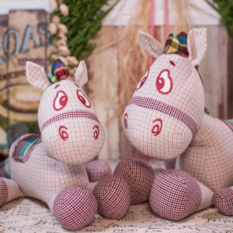1 шт. 22-35 см. мягкая игрушка для сидящего Ослика милая кукла из ткани малышей