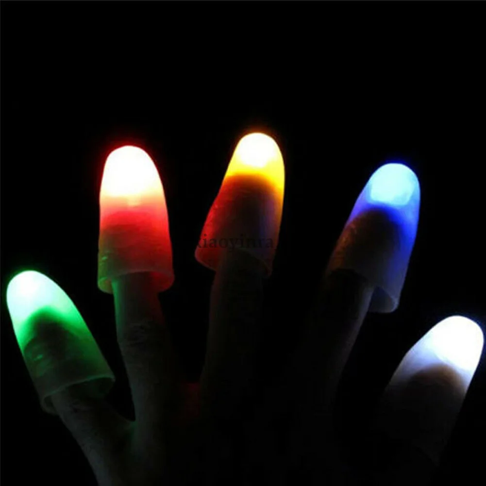 2Pcs D'light Magic Thumb Light Toys Children Luminous