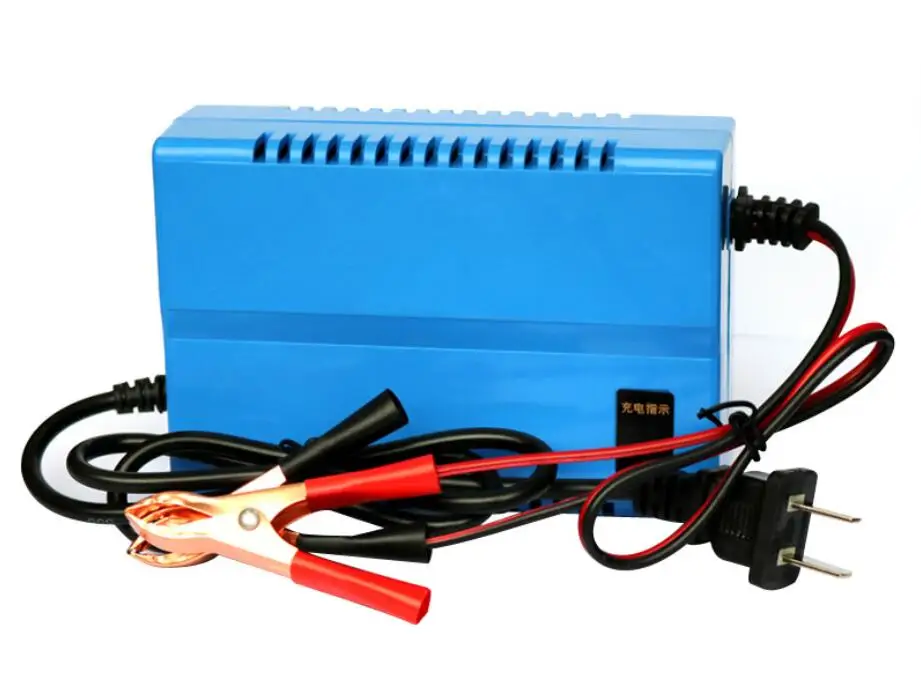 

12V 3A Car lead-acid storage battery charger Motorcycle battery smart charger With crocodile clip