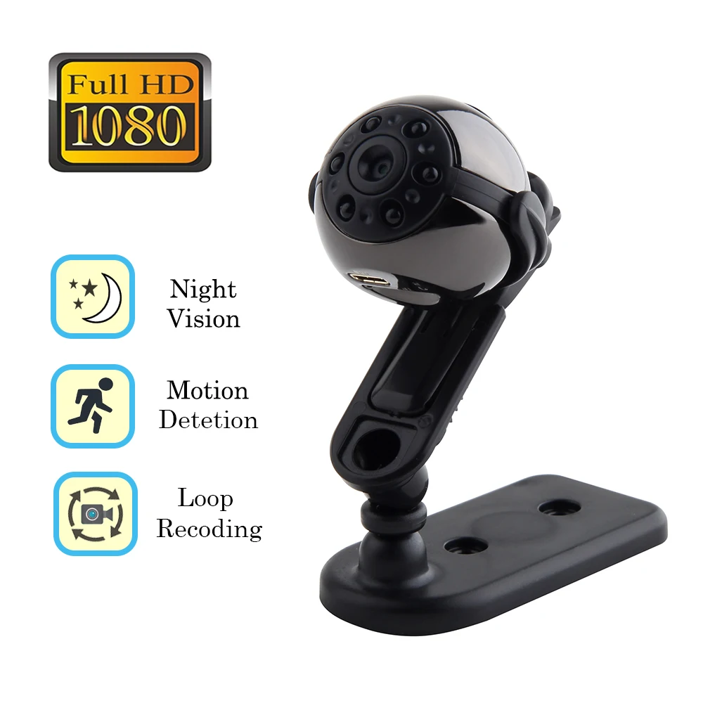 Мини камера DVR Full HD 1080P Micro Sports DV Cam Обнаружение движения ночное видение маленький