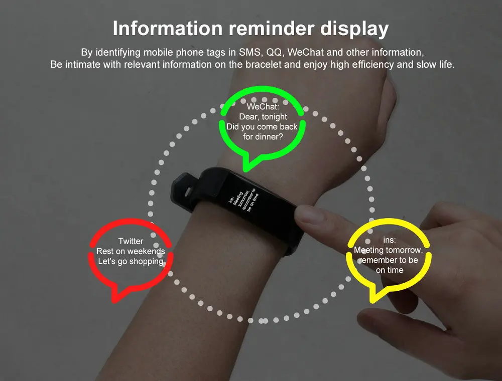 Цвет IP67 Смарт часы сердечного ритма/артериального давления Smartwatch трекер активности браслет для iphone 7/Honor PK DZ09V8