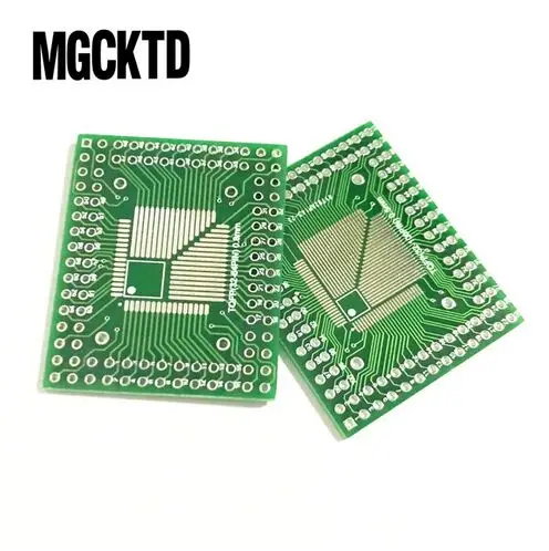5 шт. QFP/FQFP/LQFP TQFP32 / TQFP44 TQFP64 TQFP80 TQFP100 0 мм 8 IC адаптер розетка/адаптер пластина/PCB|ic