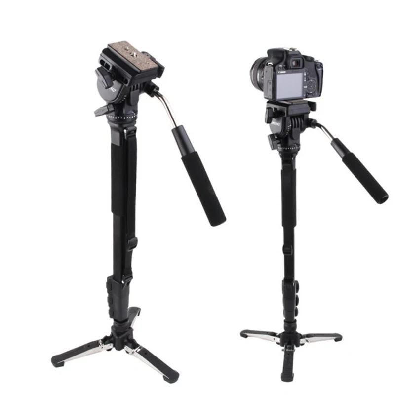 Камера Yunteng 288 monope + Fluid Pan cabeca Unipod suporte para Для Panasonic Canon Nikon SONY Pentax Olympus Samsung|yunteng 288|monope