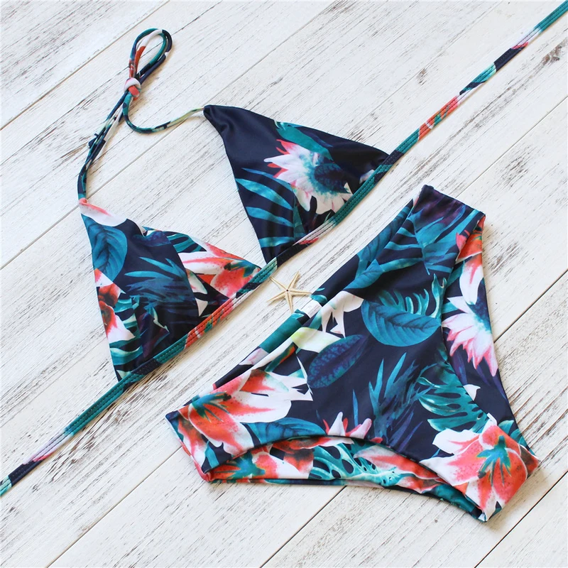 Милое деревенское сексуальное бикини 2017 Классический женский комплект