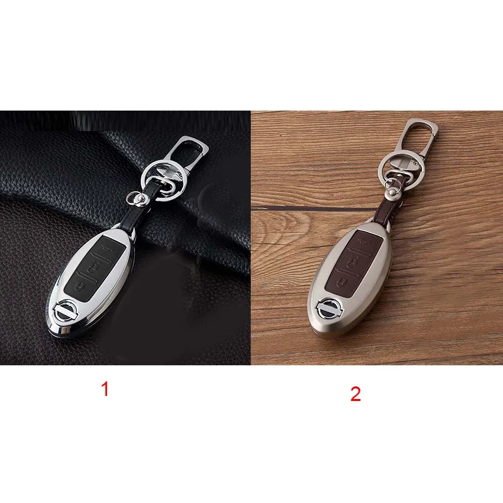 Прокат Цинковый сплав + кожа ключ покрытие автомобиля ЧИПАМИ Управление чехол