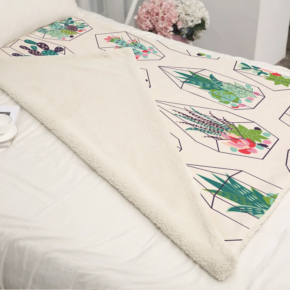 Диванная подушка коврик для йоги одеяло кондиционера толстое Двухслойное