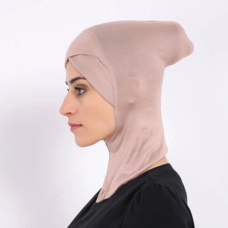 Women Hijab Muslim Head Covering Pure Color Folding Scarf Modal Summer Plain Soft Female Wrap 40*25cm |
