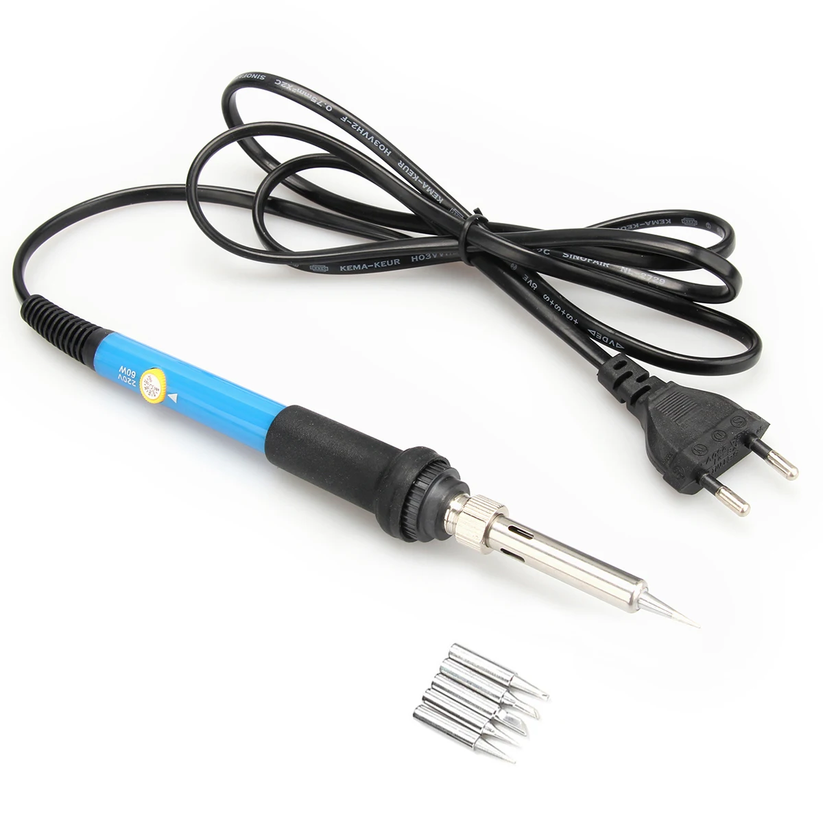 Электрический паяльник с регулируемой температурой 6 шт./компл./набор вилка