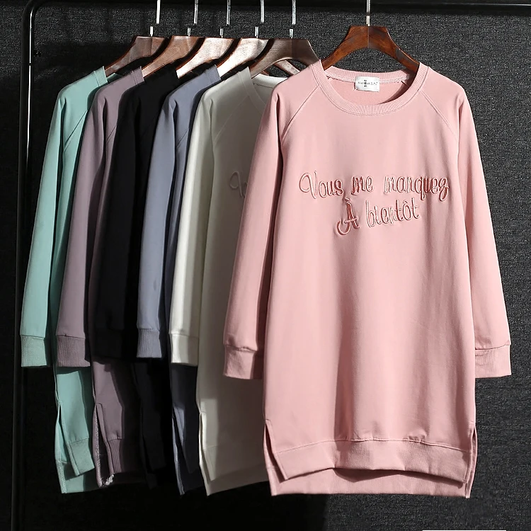 Женская футболка с единорогом Kpop повседневная трикотажная из хлопка длинным