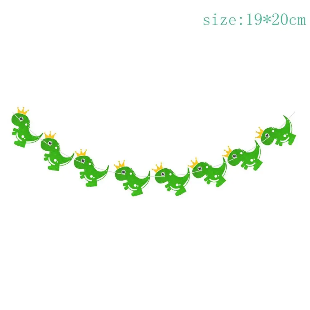 Dinosaur Balloons 6 Taoup веселый динозавр плакат "с днем рождения" ткань Джунгли сафари вечерние поставки флаги и растяжки на день рождения джунгли динозавров вечерние Декор - Цвет: Dinosaur Balloons 6