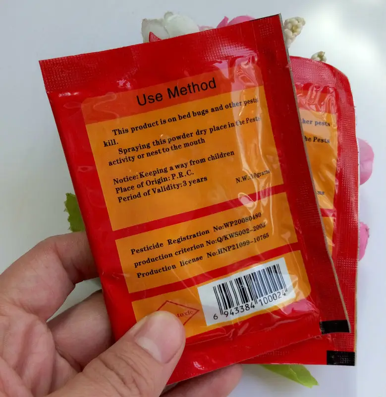 25pcs Bed Bugs Insecticide Killing Fleas Lice Bait Drugs High Effective Bug Killer Powder Bedbug Drug Pest Control | Дом и сад