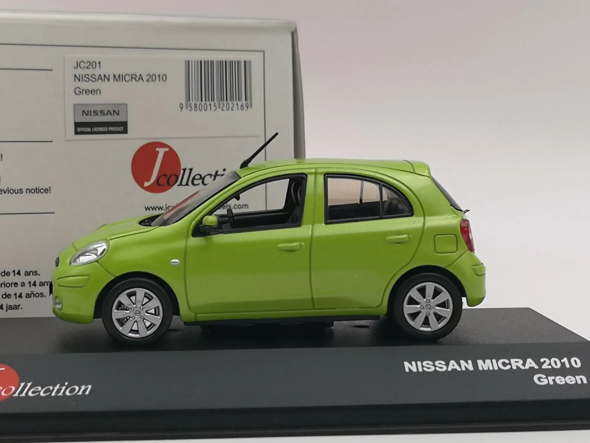 JC 1:43 NISSAN MICRA 2010 зеленый бутик сплава игрушки для детей Детские игрушки модель оригинальная посылка
