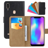 luxury wallet case for leagoo m11 pu leather retro flip cover magnetic fashion cases strap