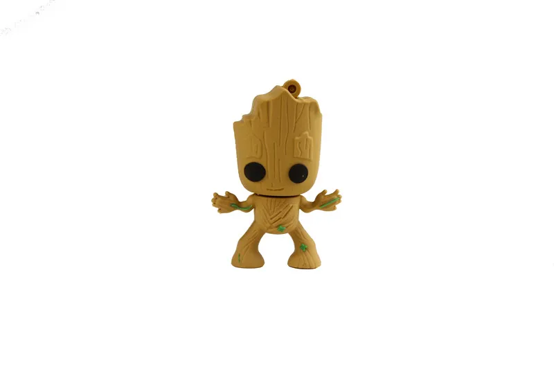 Креативные Мультяшные Usb флеш-накопители Groot стражи Галактики модный флеш-накопитель 4 ГБ 8 ГБ 16 ГБ 64 Гб карта памяти Флешка 32 Гб