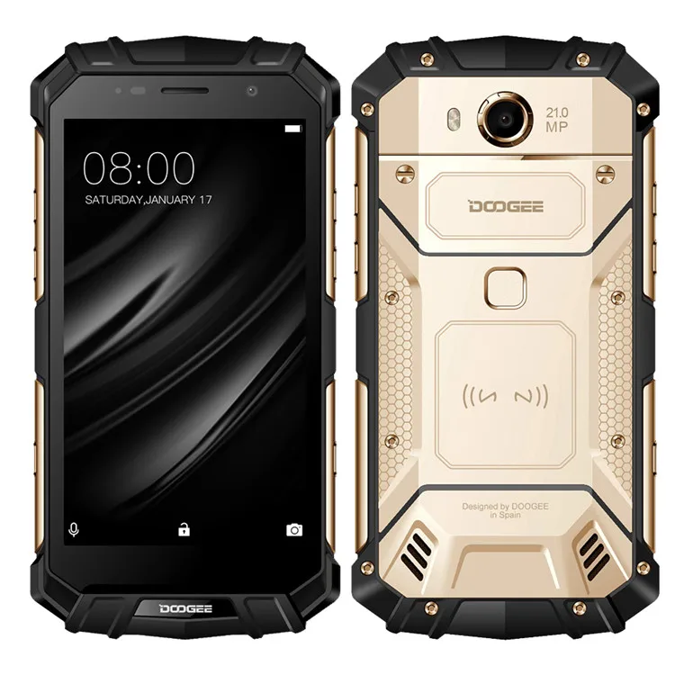 DOOGEE S60 6 GB 64 IP68 Водонепроницаемый мобильного телефона Helio P25 Octa Core 5 2 "FHD 21MP Android 7 0
