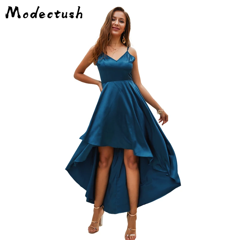 Modecrash женское Бандажное Макси платье с открытой спиной 2019 летнее сексуальное