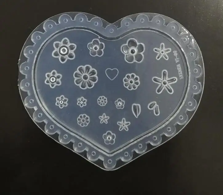 Силиконовая форма Gel цветы для наклеивания на ногти charm|Пудра ногтей| |