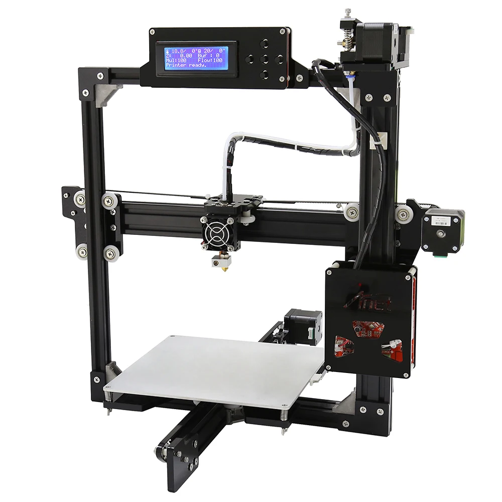 Anet A2 Алюминий металлический 3D печать DIY три Demensional насадка TF карты офлайн ЖК