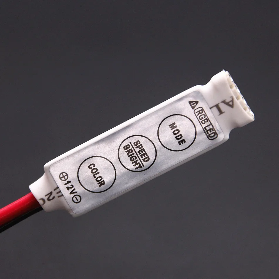 DC 12 V 6A светодиодный регулятор регулятора RGB Mini 3Key пульт дистанционного