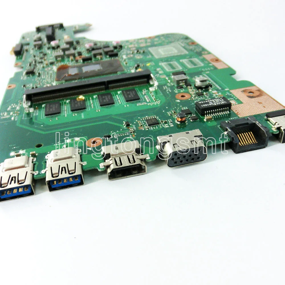 X555UA материнская плата I7 6500U 4 Гб ОЗУ для For Asus X555 X555U X555UB ноутбука плата|Материнские