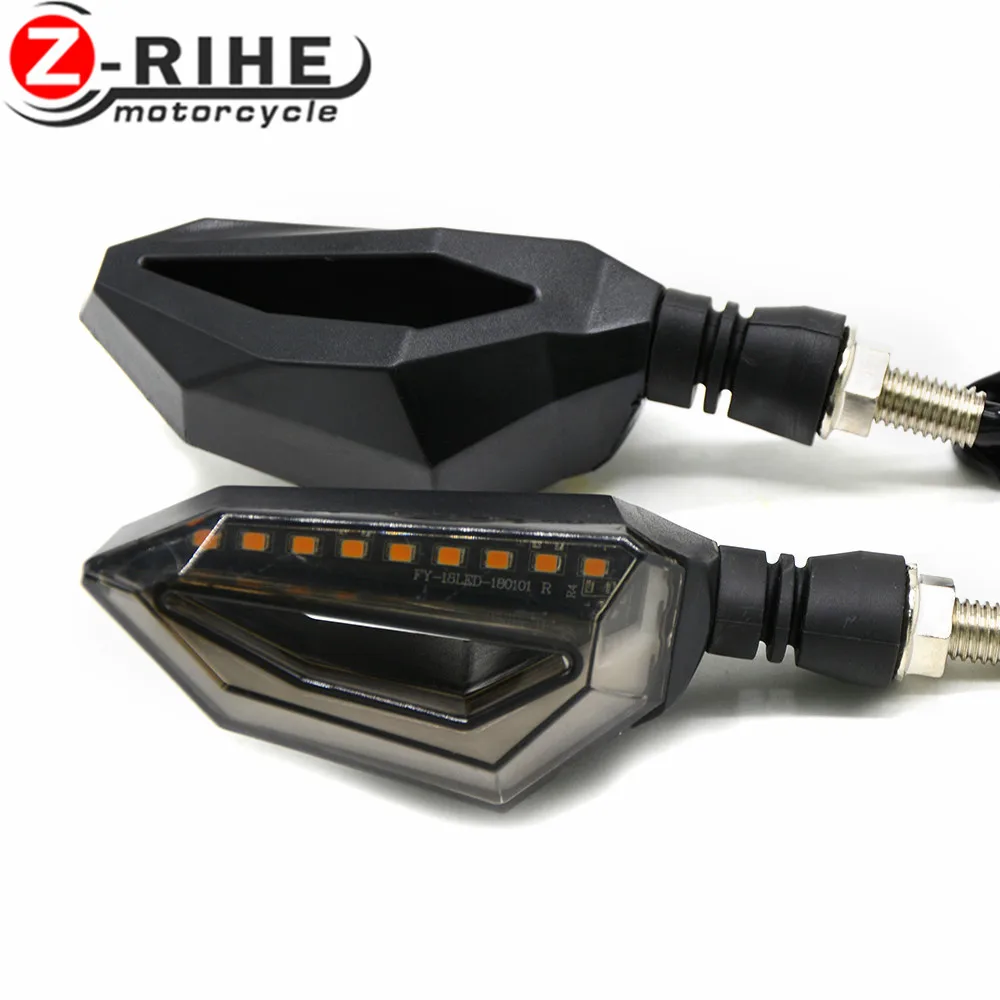 Универсальные поворотники для мотоциклов светодиодные мигающие огни Kawasaki yamaha