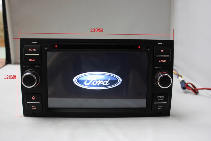 7 &quotandroid 10 автомобильный аудио плеер подходит для FOCUS Mondeo S MAX C Galaxy Fiesta Fusion