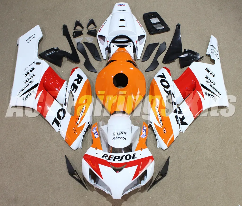 Новый ABS боди полный обтекатель комплект 100% подходит для Honda CBR1000RR 04 05 Обтекатели