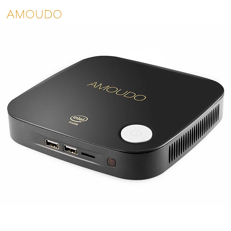 AMOUDO HX2 Intel Core i5-4200U 8 ГБ ОЗУ+ 256 ГБ SSD+ 1 ТБ HDD Windows 10 Pro система ультратонкий мини ПК i5 для Офис Дом школа